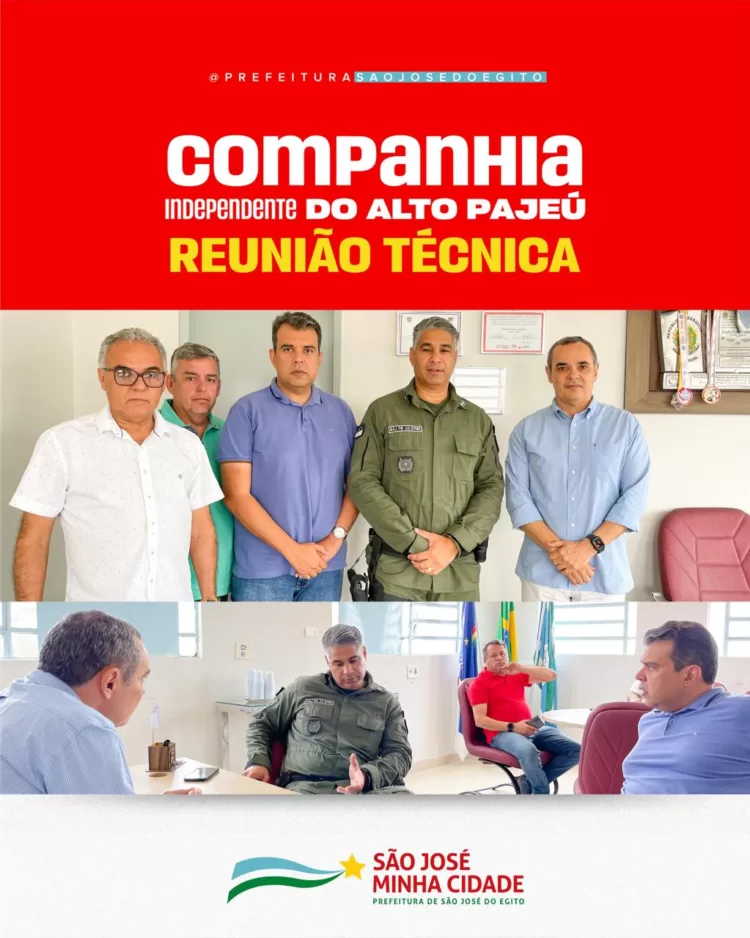 Ecleriston e Paulo Jucá se reúnem com Comandante Regional para tratar da Companhia Independente na Região do Alto Pajeú.