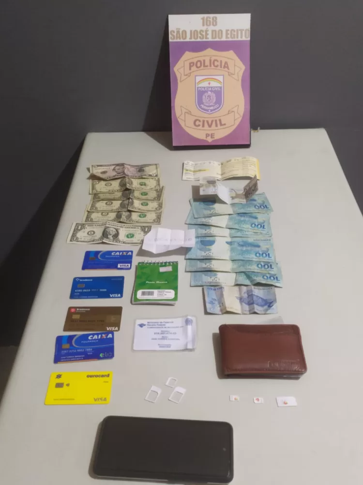 Estelionatário é preso enquanto tentava praticar crime em São José do Egito