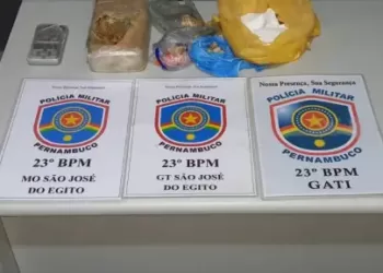 Em São José do Egito, PM faz maior apreensão de crack da história do 23º BPM