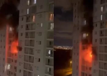Vídeo: Mulher asfixia filha e põe fogo em apartamento com menina dentro de quarto