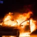 Carro pega fogo em avenida de Serra Talhada
