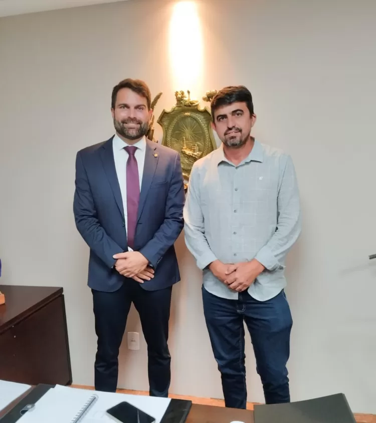 Gustavo Galvão tem encontro com 1° secretário da ALEPE