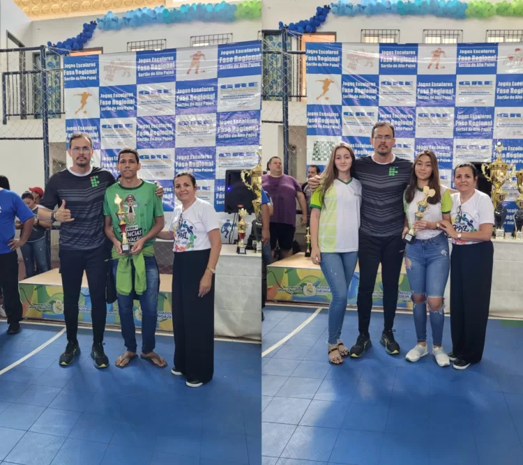 IFPE de Afogados da Ingazeira é ouro no xadrez e no tênis de mesa da fase regional dos Jogos Escolares