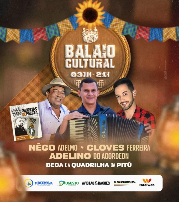 Balaio Cultural anuncia a chegada do período junino em Tuparetama