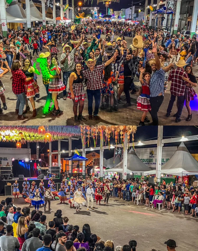 Quadrilhas Juninas e Show de João Márcio e Forrozão Medalha de Prata animaram a primeira noite do São Pedro de Tuparetama
