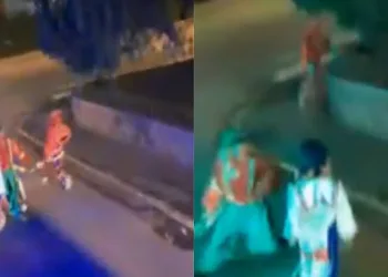 VÍDEO: “Patati e Patata” trocam socos no meio da rua e internautas se divertem