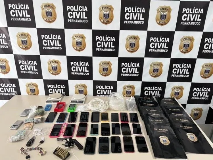 Operação da Polícia Civil combate organização criminosa em Serra Talhada e região culmina em 14 prisões