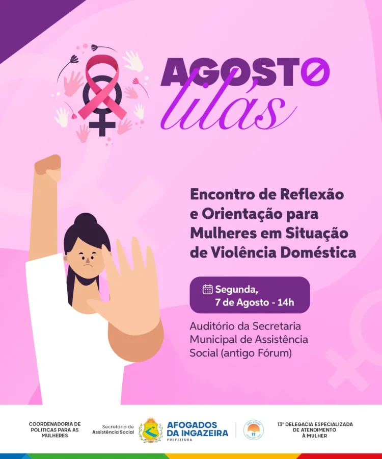 Prefeitura de Afogados vai promover encontro de orientação a mulheres vítimas de violência doméstica
