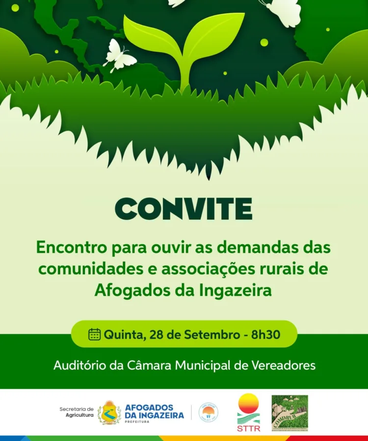 Afogados: Prefeito Sandrinho vai ouvir demandas das comunidades rurais