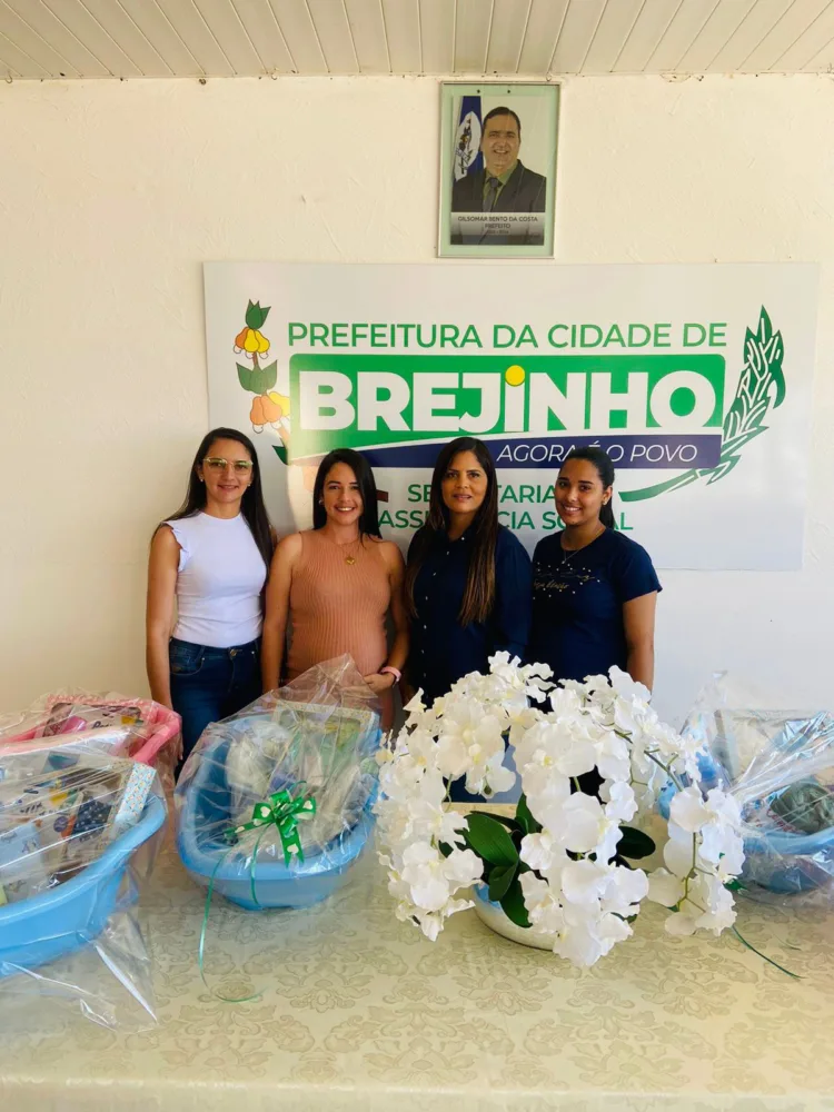 Prefeitura de Brejinho, através da Secretaria de Assistência Social realiza a entrega de kits natalidade neste mês de setembro