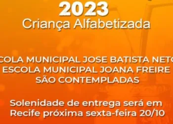 Escolas municipais de Carnaíba são premiadas pelo Governo do Estado