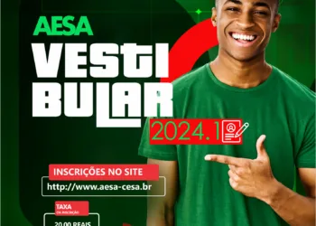 Inscrições abertas para o Vestibular AESA 2024.1