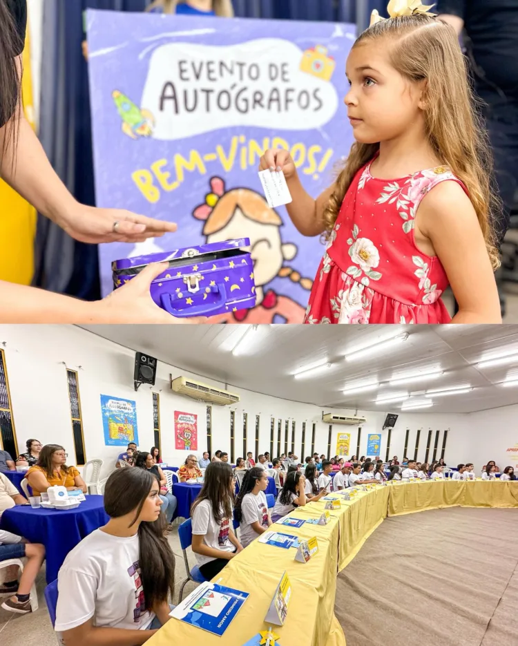 SJE: uma noite de autógrafos emocionante na Escola Nana Patriota!