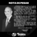 Prefeitura de Tabira emite nota de pesar pela morte de Sebastião Dias