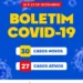 Afogados registra 30 novos casos da covid-19
