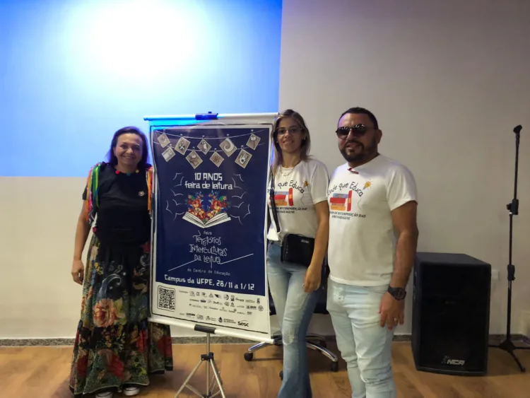 Equipe da Biblioteca Municipal de Afogados da Ingazeira marcou presença na Feira da UFPE