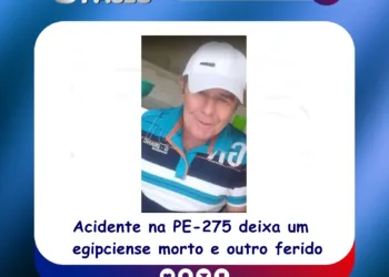 Acidente na PE-275 deixa um egipciense morto e outro ferido