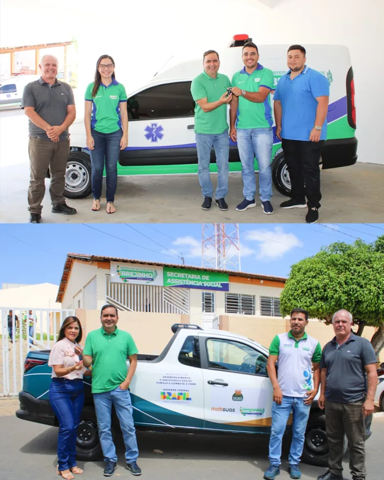 Prefeito Gilson Bento realiza entrega de 02 novos veículos