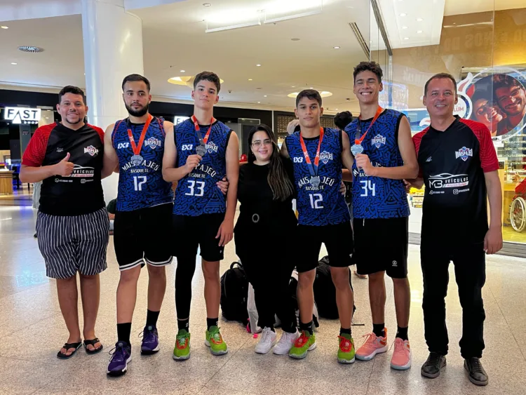 Garotos do Mais Pajeú são vice-campeões sub-18 do Pernambucano de Basquete 3×3. É o 10º pódio estadual do clube.