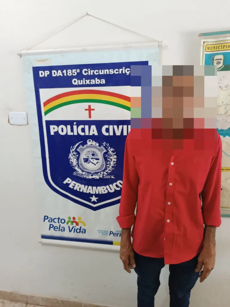 Preso suspeito de feminicídio em Quixaba