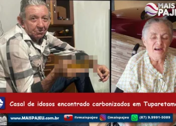 Casal de idosos encontrado carbonizados em Tuparetama