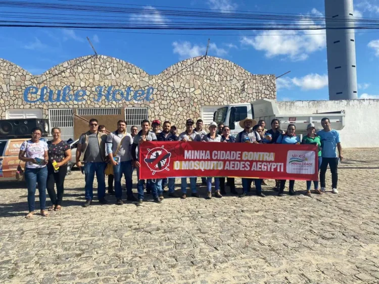 Prefeitura de São José do Egito realiza mais um mutirão de combate a dengue.