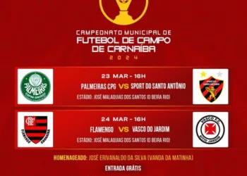 Carnaíba vai vivenciar mais uma rodada do Campeonato Municipal de Futebol