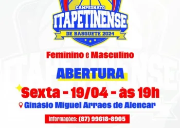 Campeonato de Basquete agita Itapetim neste final de semana