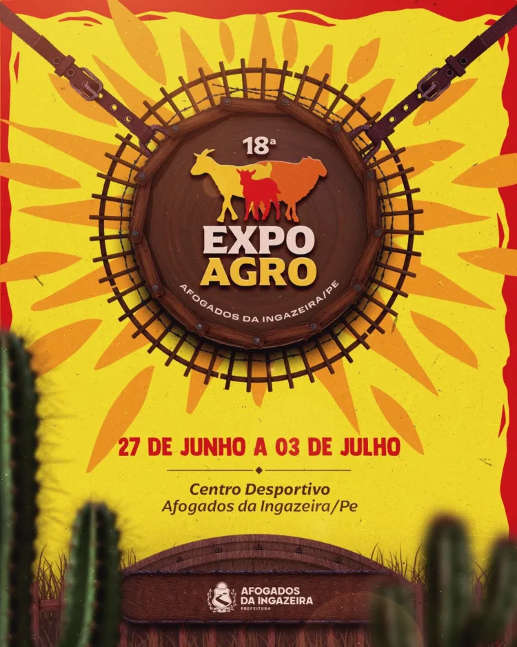 Prefeito Sandrinho Palmeira vai anunciar as atrações da Expoagro com dois meses de antecedência