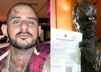 Diabão no documento: Tatuador com recorde no Guinness muda de nome porque ‘já não era mais a mesma pessoa’