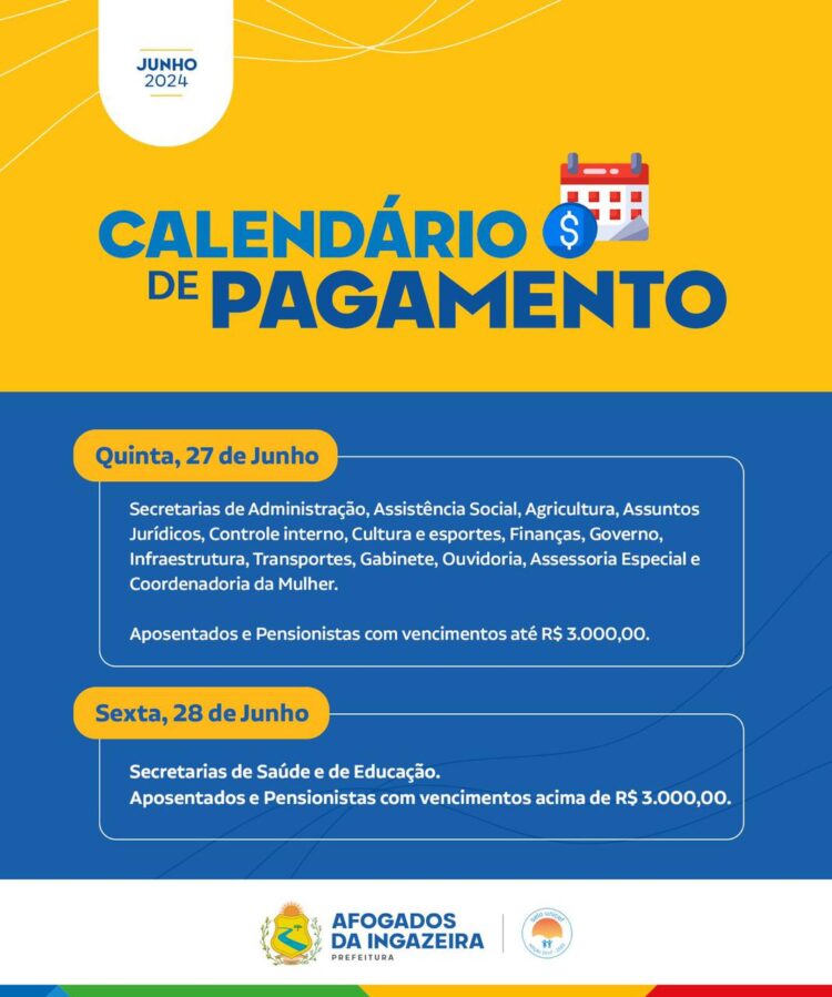 Prefeitura de Afogados inicia pagamento de servidores nesta quinta (27)