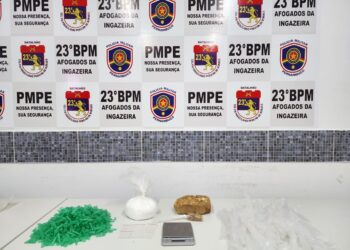 Afogados: operação policial resulta em pessoas detidas e drogas apreendidas
