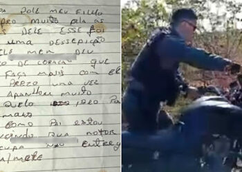 Nordeste: Pai de suspeito devolve motocicleta roubada e deixa bilhete: ‘Desculpa pelo meu filho