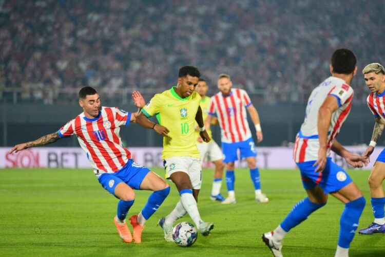 Com atuação fraca, Brasil perde para o Paraguai, pelas Eliminatórias da Copa