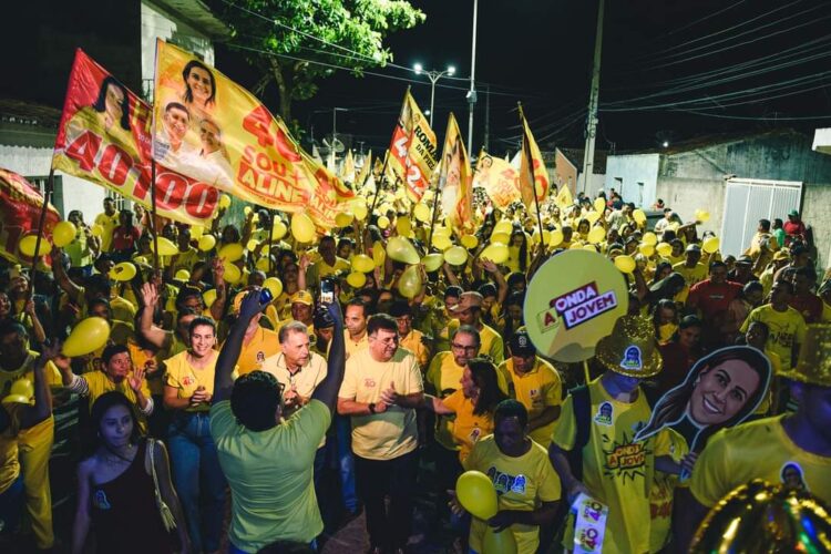 Itapetim: Maior comício da história de Piedade reúne multidão em apoio à candidatura de Aline e Chico de Laura