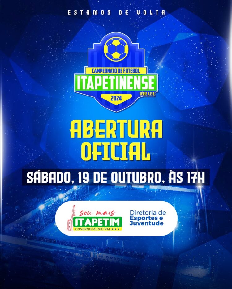 Campeonato Itapetinense de Futebol está de volta em grande estilo