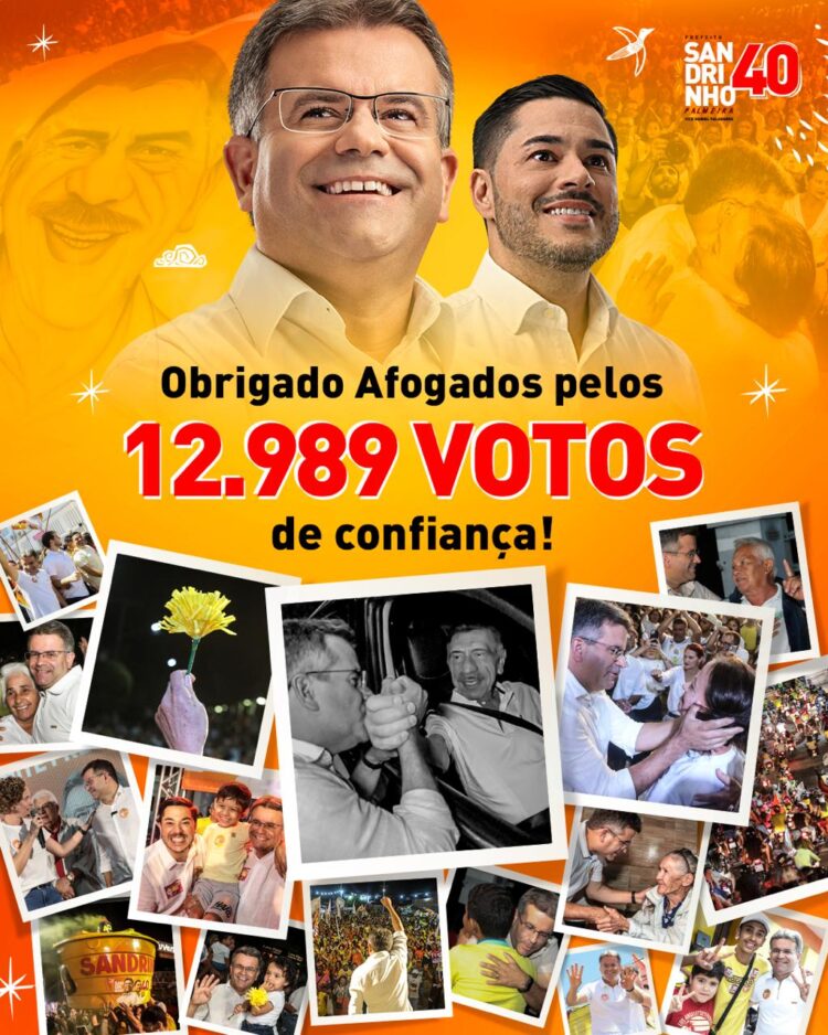 Sandrinho reeleito prefeito de Afogados da Ingazeira