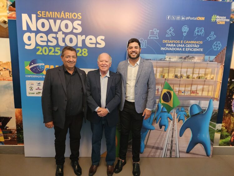 Dr. Pedro Alves, Marquinhos Melo e Zeinha Torres participam de seminários em Brasília