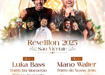 Mano Walter e Lucas Bass são anunciados pela Prefeitura de Itapetim como atrações do Tradicional Réveillon do Distrito de São Vicente