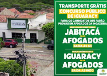 Governo de Iguaracy disponibiliza transporte gratuito para candidatos de concurso público do município