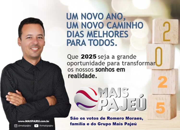 Mensagem de Final de Ano de Romero Moraes e do Mais Pajeú