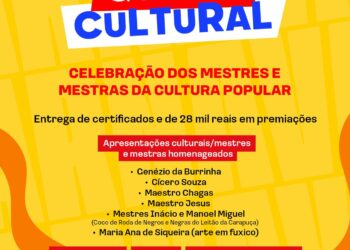 Quinta cultural vai homenagear mestres e mestras da cultura popular em Afogados