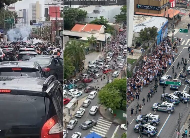Selvageria: Vídeos mostram brigas entre torcidas de Santa Cruz e Sport