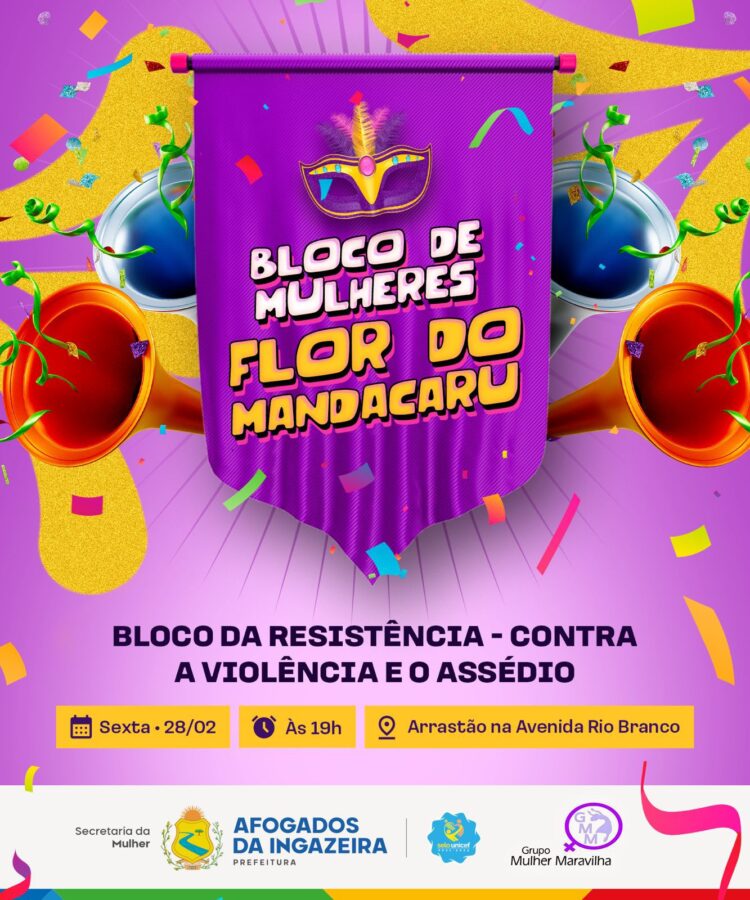 Afogados: Mulheres vão botar o bloco na rua nesse carnaval