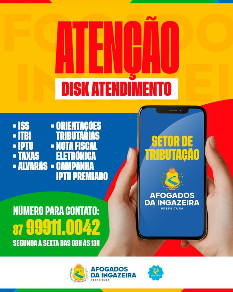 Prefeitura de Afogados lança serviço de teleatendimento ao contribuinte