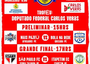 Vianão será palco da grande final da 4ª Copa Pajeú de Clubes
