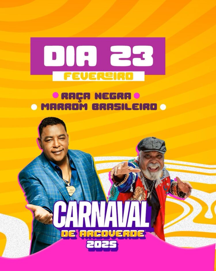 Carnaval antecipado de Arcoverde chega à sua última noite, neste domingo (23.02), com shows de Marron Brasileiro e Raça Negra
