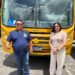 Prefeito de Iguaracy, Dr. Pedro Alves, comemora conquista de novo ônibus escolar