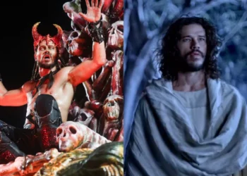 A 40 dias de interpretar Jesus, José Loreto desfila como diabo