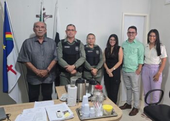 Luciano Torres discute ações contra a violência doméstica em reunião com a Patrulha Maria da Penha